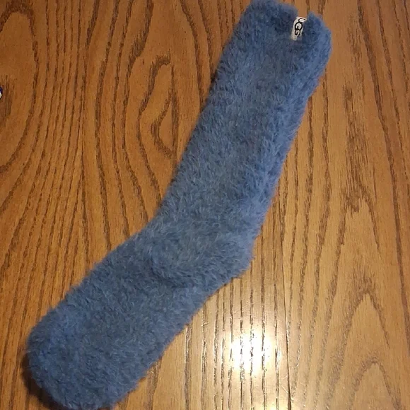 UGG Teddi Cozy Crew Sock, Blue NWOT - Picture 4 of 5